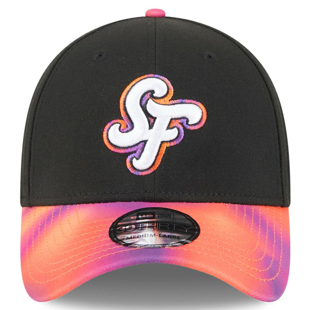 San Francisco Giants New Era 2025 City Connect 39THIRTY Flex Hat - Black/Orange - New Era Lifestyle