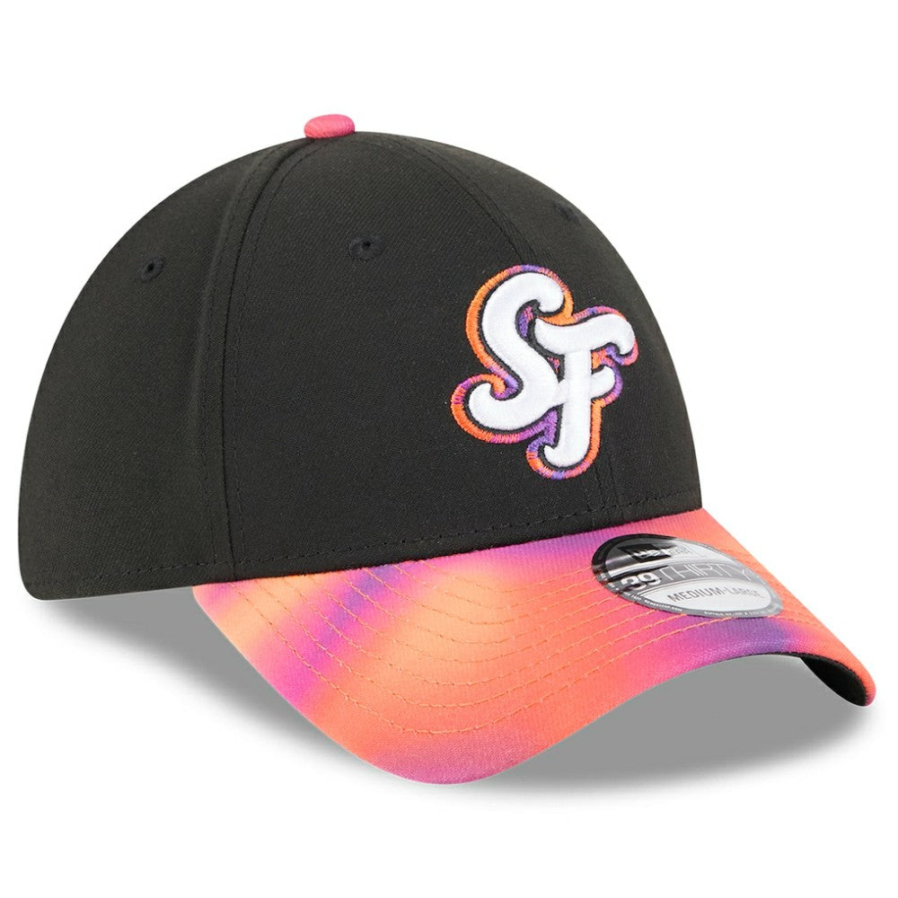 San Francisco Giants New Era 2025 City Connect 39THIRTY Flex Hat - Black/Orange - New Era Lifestyle