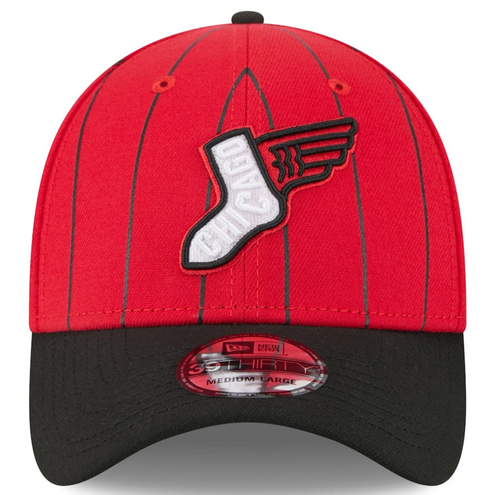 Chicago White Sox New Era 2025 City Connect 39THIRTY Flex Hat - Red/Black - New Era Sale