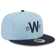 Washington Nationals New Era 2025 City Connect 59FIFTY Fitted Hat - Light Blue/Navy - New Era Discount