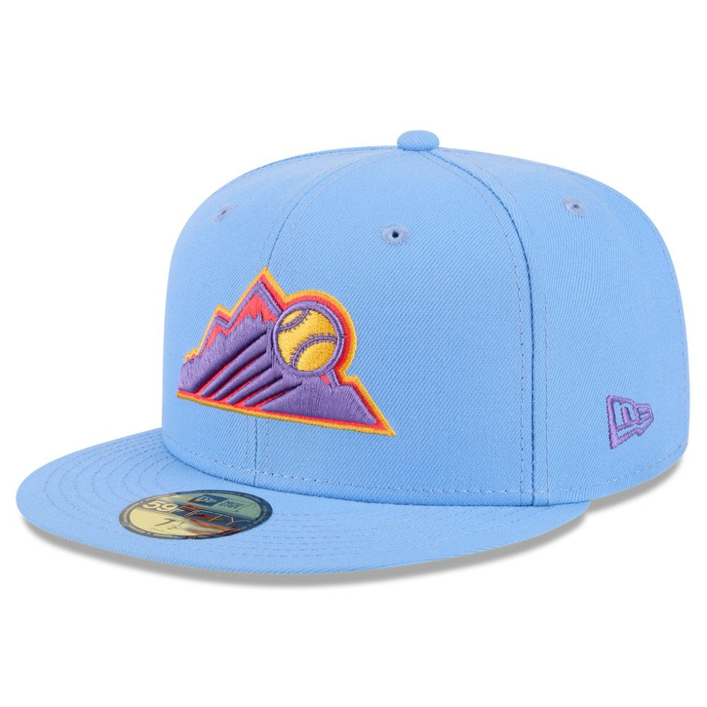 Colorado Rockies New Era 2025 City Connect 59FIFTY Fitted Hat - Light Blue - New Era Online