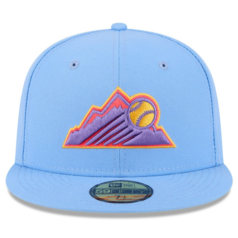 Colorado Rockies New Era 2025 City Connect 59FIFTY Fitted Hat - Light Blue - New Era Online