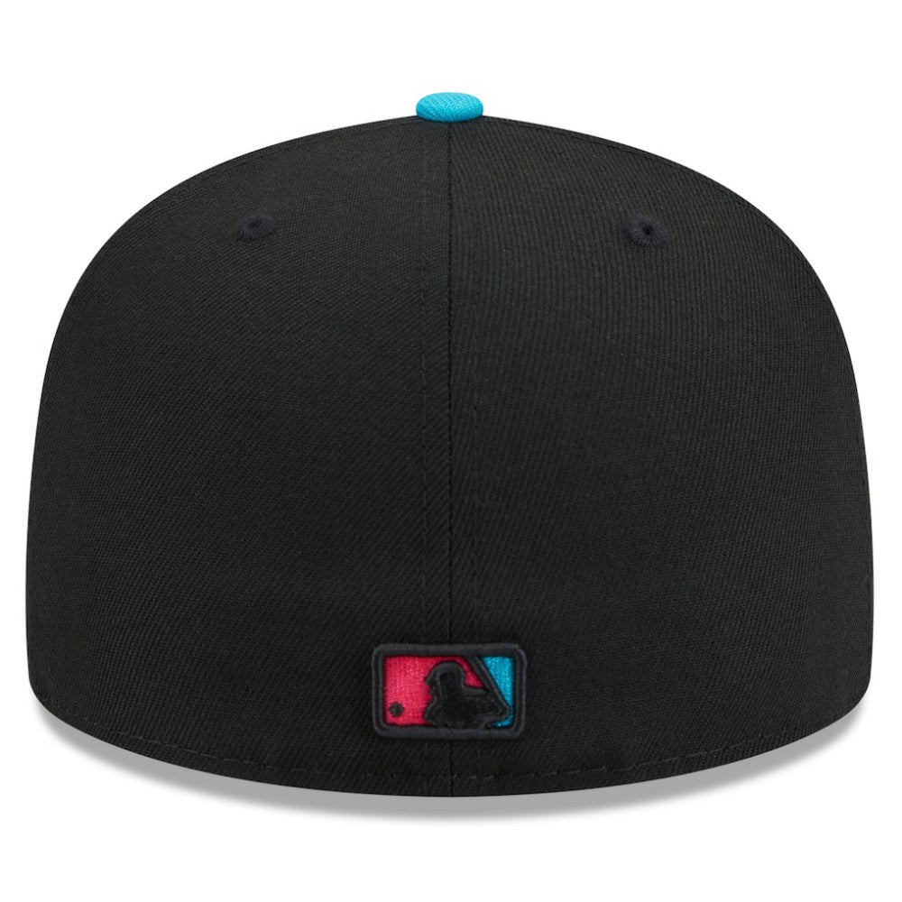 Miami Marlins New Era 2025 City Connect 59FIFTY Fitted Hat - Black/Pink - New Era Discount