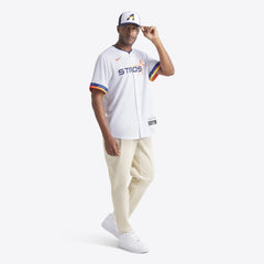 Houston Astros New Era 2025 City Connect 9FORTY M-Crown Adjustable Hat - White/Navy - New Era Online