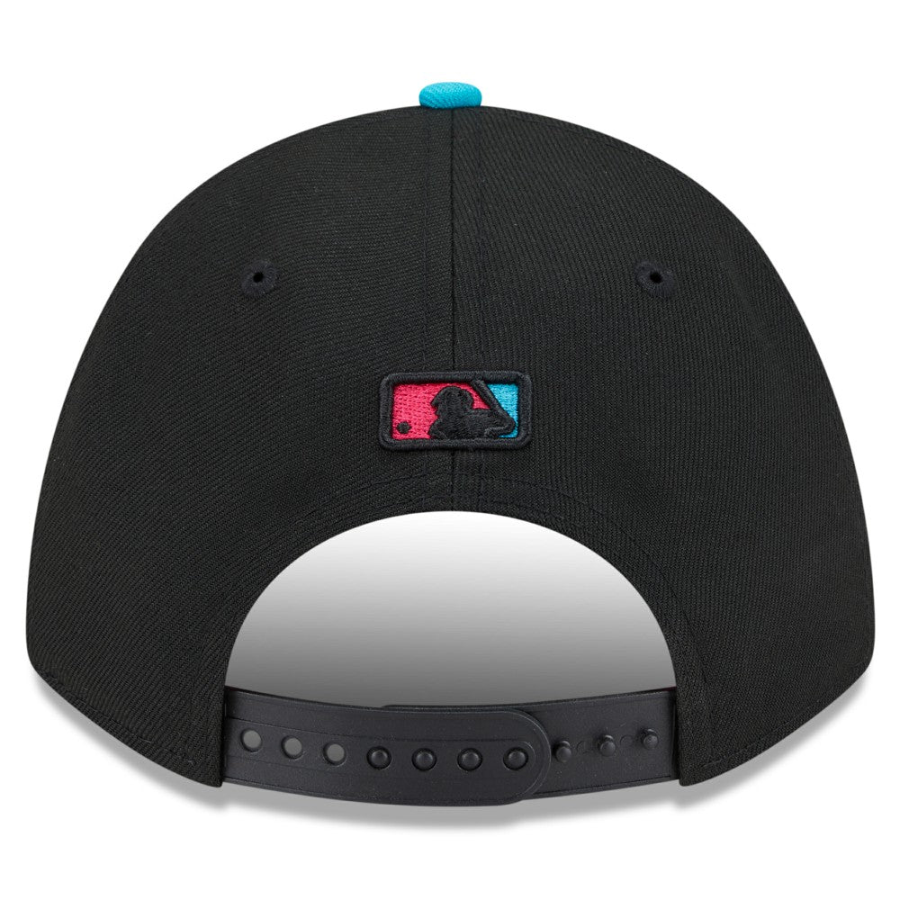Miami Marlins New Era 2025 City Connect 9FORTY M-Crown Adjustable Hat - Black/Pink - New Era Discount