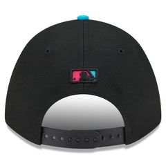 Miami Marlins New Era 2025 City Connect 9FORTY M-Crown Adjustable Hat - Black/Pink - New Era Discount