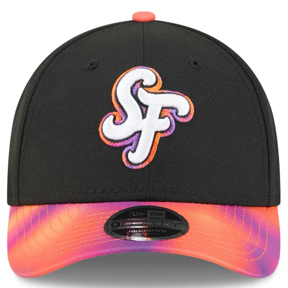 San Francisco Giants New Era 2025 City Connect 9FORTY M-Crown Adjustable Hat - Black/Orange - New Era Lifestyle