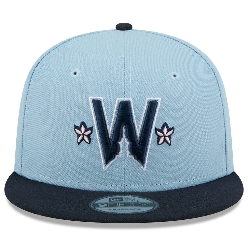 Washington Nationals New Era 2025 City Connect 9FIFTY Snapback Hat - Light Blue/Navy - New Era on Sale
