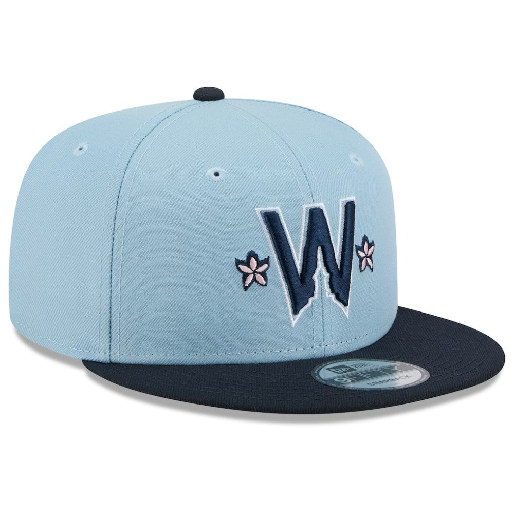 Washington Nationals New Era 2025 City Connect 9FIFTY Snapback Hat - Light Blue/Navy - New Era on Sale