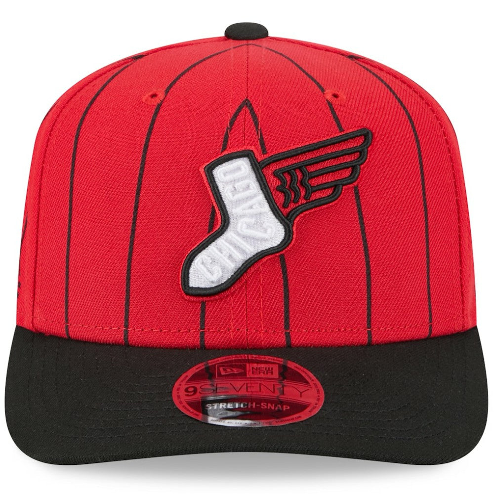 Chicago White Sox New Era 2025 City Connect 9SEVENTY Adjustable Hat - Red/Black - New Era Discount