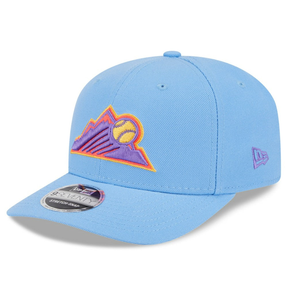 Colorado Rockies New Era 2025 City Connect 9SEVENTY Adjustable Hat - Light Blue - New Era Lifestyle