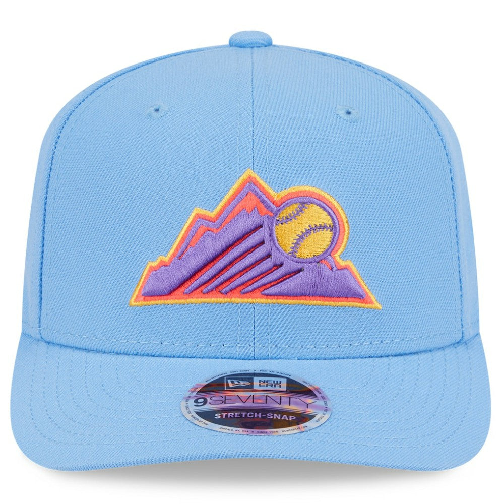 Colorado Rockies New Era 2025 City Connect 9SEVENTY Adjustable Hat - Light Blue - New Era Lifestyle