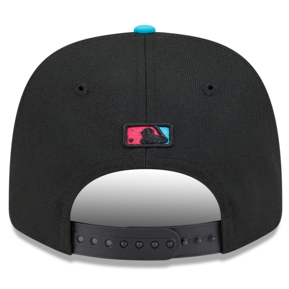 Miami Marlins New Era 2025 City Connect 9SEVENTY Adjustable Hat - Black/Pink - New Era Sale