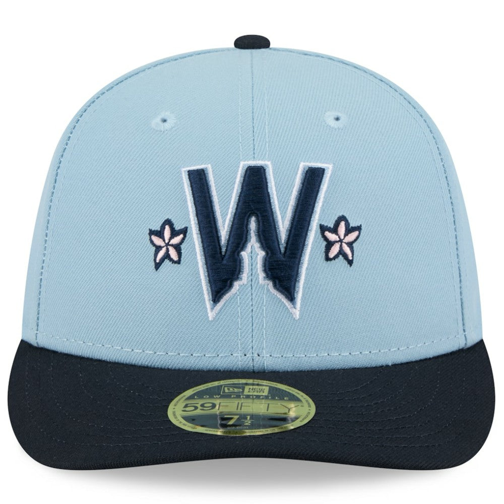 Washington Nationals New Era 2025 City Connect Low Profile 59FIFTY Fitted Hat - Light Blue/Navy - New Era Online