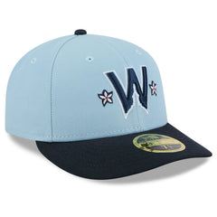 Washington Nationals New Era 2025 City Connect Low Profile 59FIFTY Fitted Hat - Light Blue/Navy - New Era Online