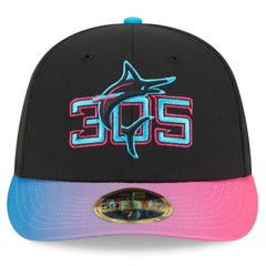 Miami Marlins New Era 2025 City Connect Low Profile 59FIFTY Fitted Hat - Black/Pink - New Era Sale