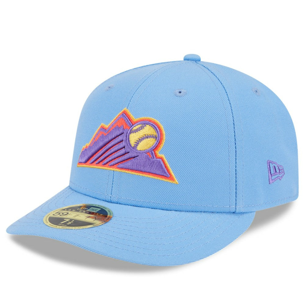 Colorado Rockies New Era 2025 City Connect Low Profile 59FIFTY Fitted Hat - Light Blue - New Era Lifestyle