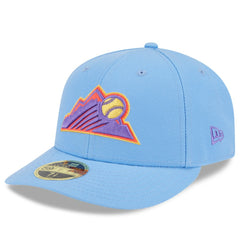 Colorado Rockies New Era 2025 City Connect Low Profile 59FIFTY Fitted Hat - Light Blue - New Era Lifestyle