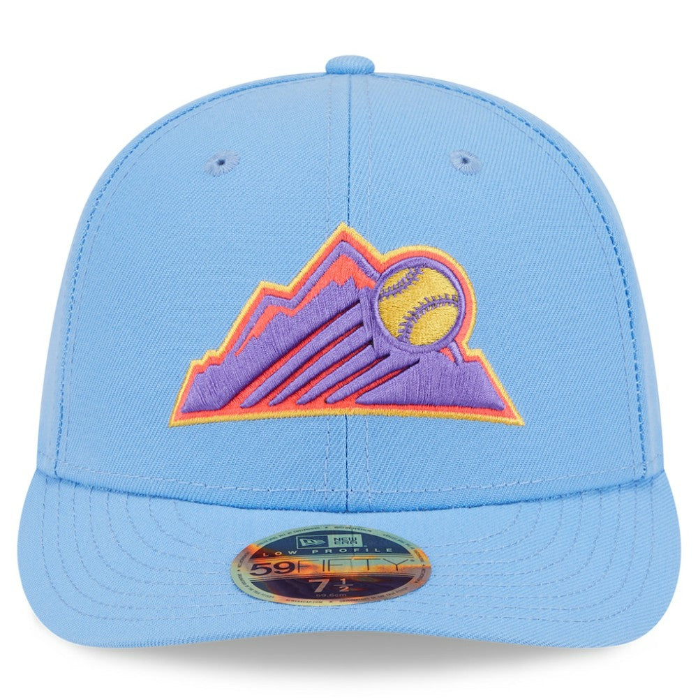 Colorado Rockies New Era 2025 City Connect Low Profile 59FIFTY Fitted Hat - Light Blue - New Era Lifestyle
