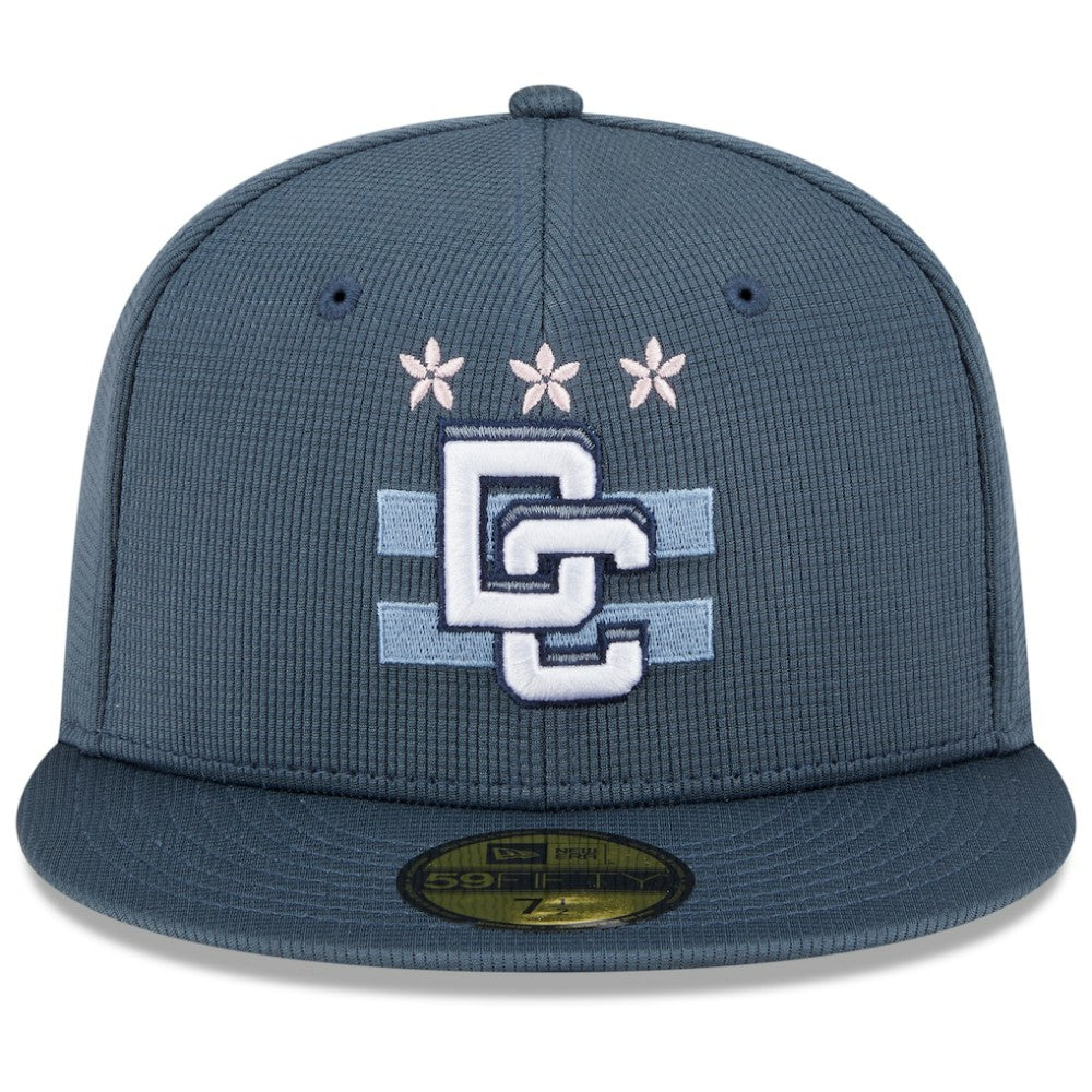 Washington Nationals New Era 2025 City Connect Batting Practice 59FIFTY Fitted Hat - Blue - New Era Lifestyle