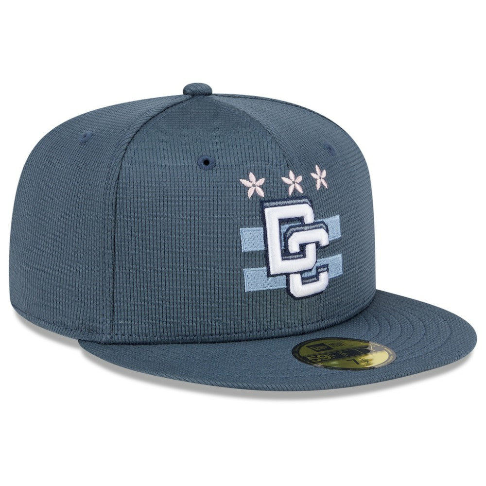 Washington Nationals New Era 2025 City Connect Batting Practice 59FIFTY Fitted Hat - Blue - New Era Lifestyle