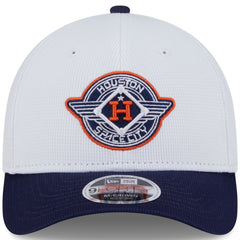Houston Astros New Era 2025 City Connect Batting Practice 9FORTY Adjustable Hat - White/Navy - New Era Discount