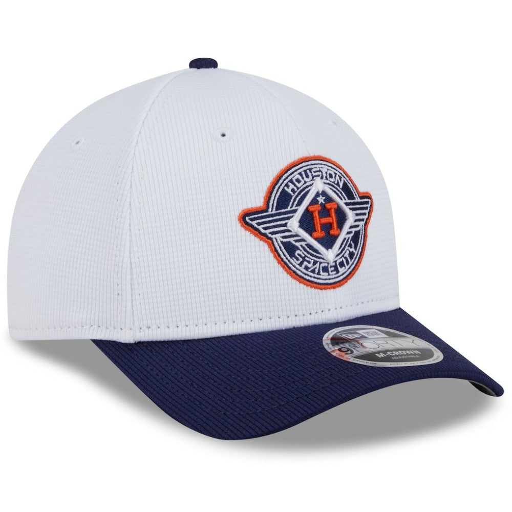 Houston Astros New Era 2025 City Connect Batting Practice 9FORTY Adjustable Hat - White/Navy - New Era Discount