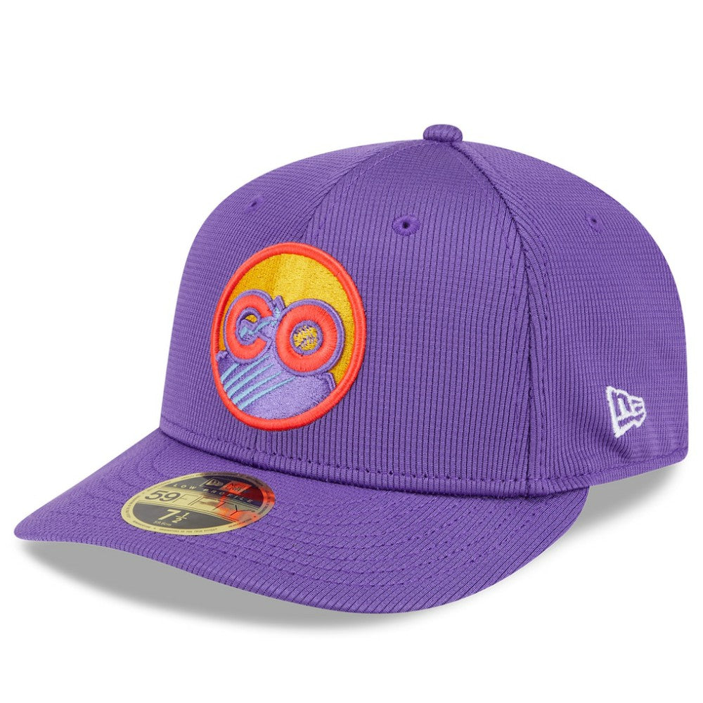 Colorado Rockies New Era 2025 City Connect Batting Practice Low Profile 59FIFTY Fitted Hat - Purple - New Era Discount