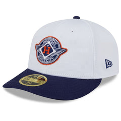 Houston Astros New Era 2025 City Connect Batting Practice Low Profile 59FIFTY Fitted Hat - White/Navy - New Era Online