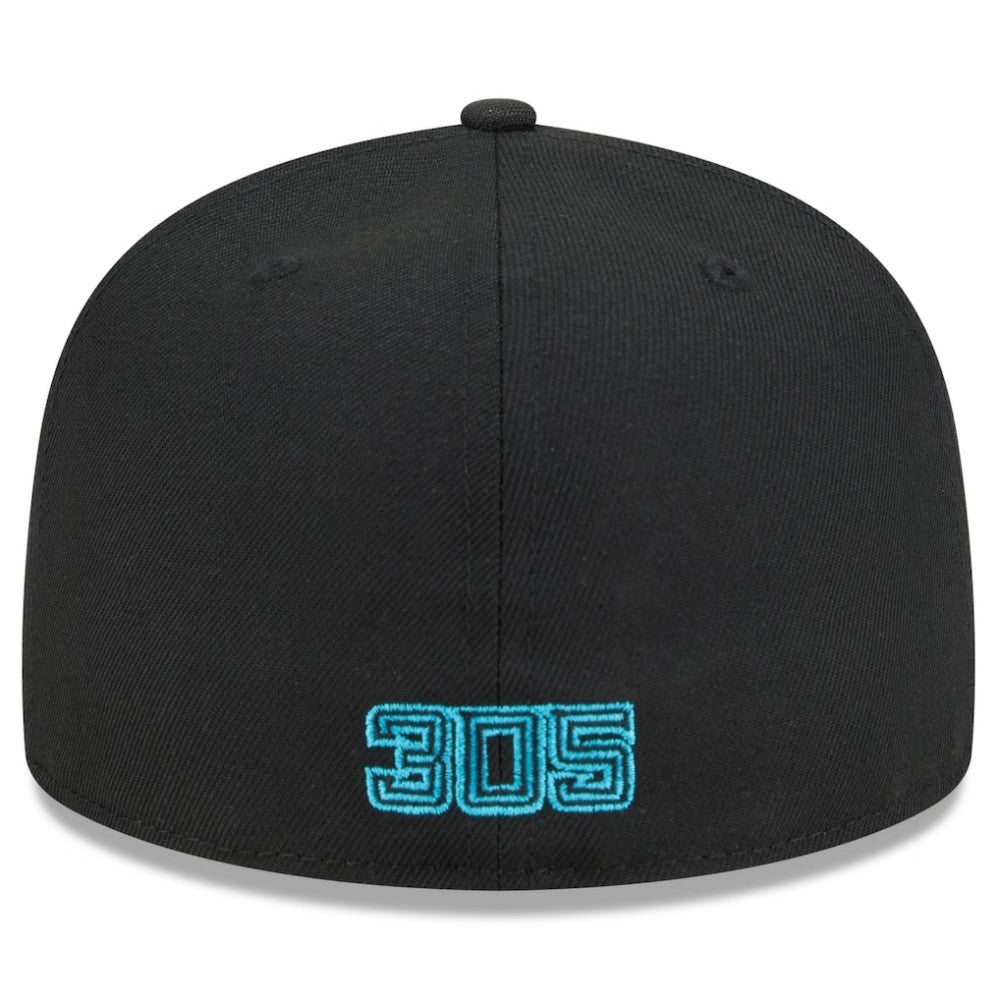 Miami Marlins New Era 2025 City Connect 59FIFTY Fitted Hat - Black - New Era on Sale