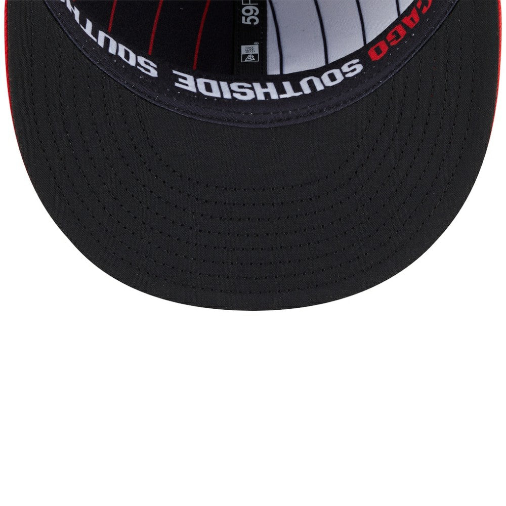 Chicago White Sox New Era 2025 City Connect Alternate 59FIFTY Fitted Hat - Black/Red - New Era Sale