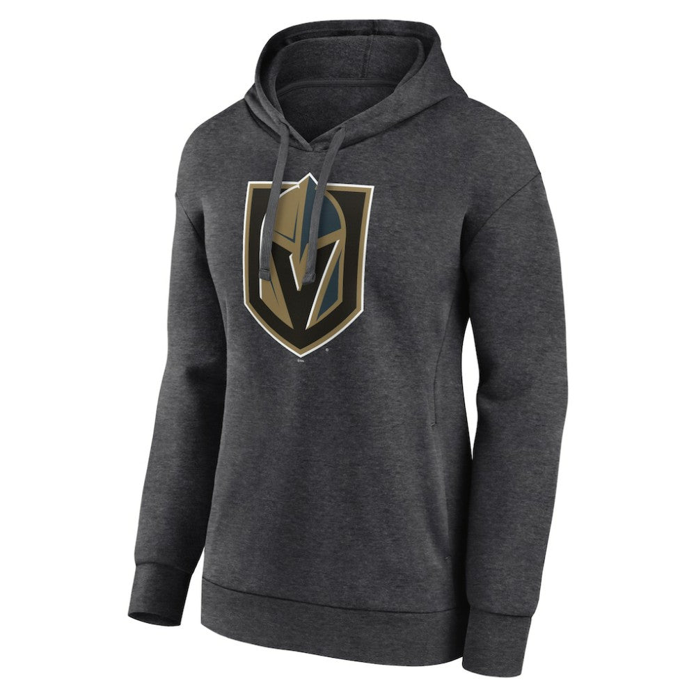 Vegas Golden Knights Women's Primary Logo Pullover Hoodie - Charcoal - NHL 202183360
