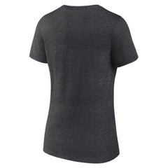 Vegas Golden Knights Women's Primary Logo V-Neck T-Shirt - Charcoal - NHL 202183361