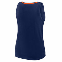 Houston Astros Logo Athletic Women's Stellar Win V-Neck Tank Top - Navy - MLB on Sale