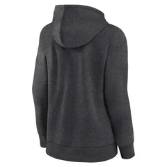San Francisco Giants Logo Athletic Women's Logo Triumphant V-Neck Pullover Hoodie - Heather Charcoal - MLB Online