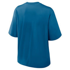 Nike New England Patriots Women's Glory Arch Boxy T-Shirt Blue