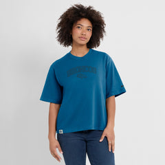 Nike Denver Broncos Women's Glory Arch Boxy T-Shirt Blue