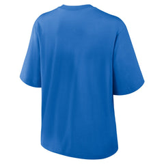 Nike New York Giants Women's Glory Arch Boxy T-Shirt Royal