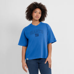 Nike New York Giants Women's Glory Arch Boxy T-Shirt Royal