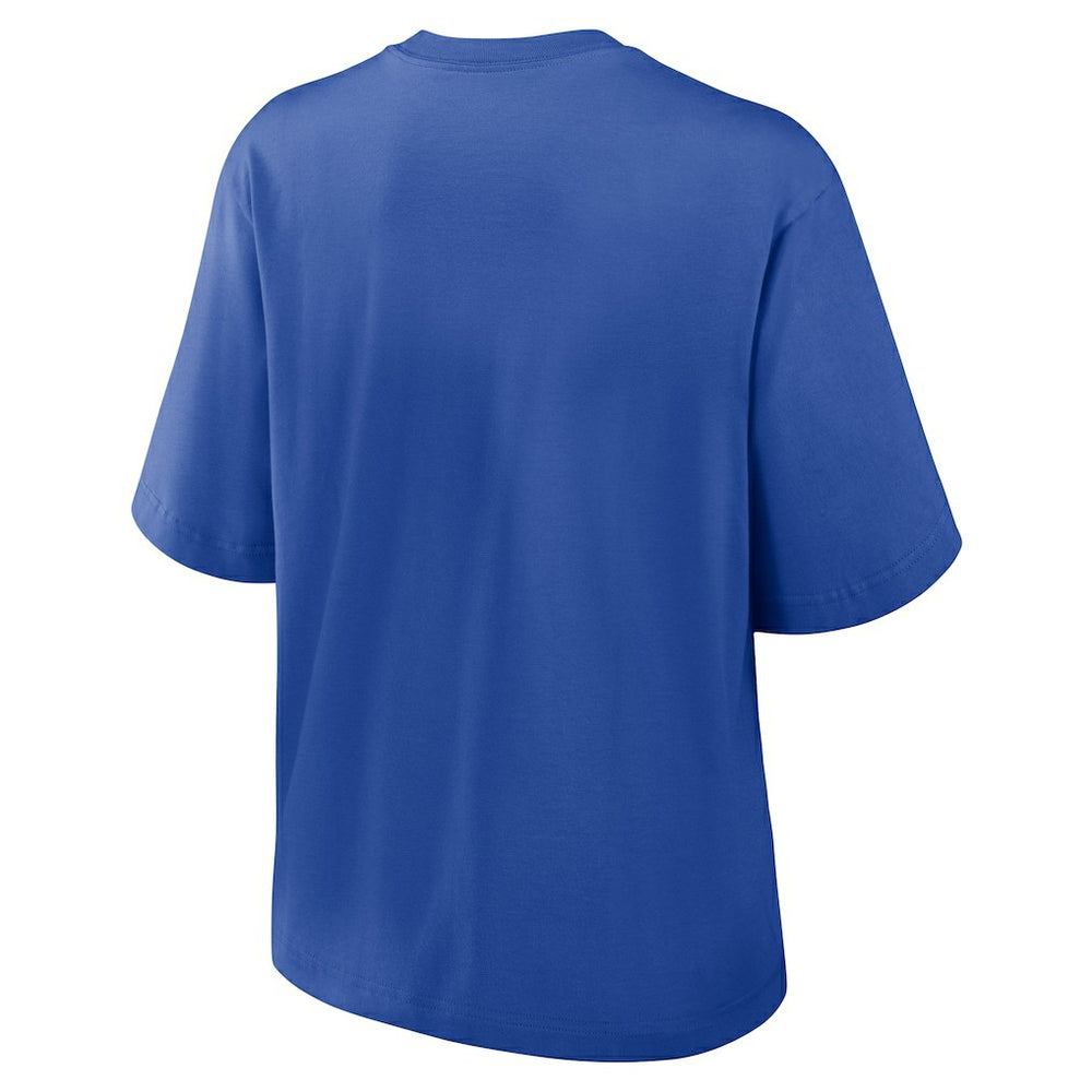 Nike Buffalo Bills Women's Glory Arch Boxy T-Shirt Royal