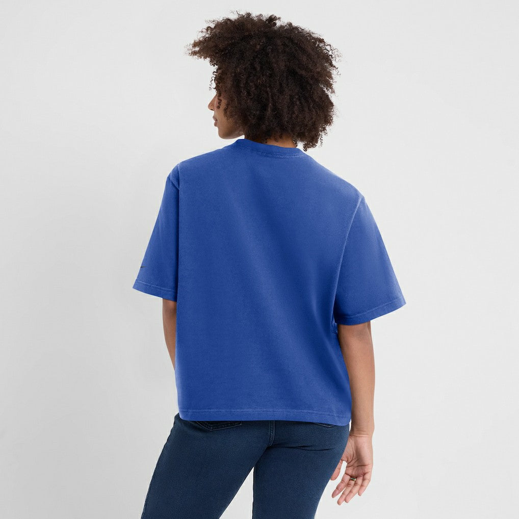 Nike Buffalo Bills Women's Glory Arch Boxy T-Shirt Royal