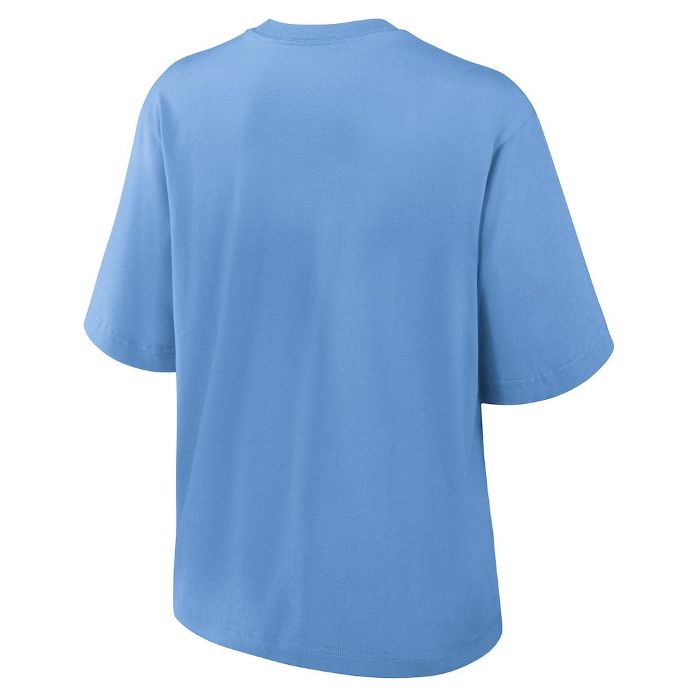 Nike Los Angeles Chargers Women's Glory Arch Boxy T-Shirt Powder Blue