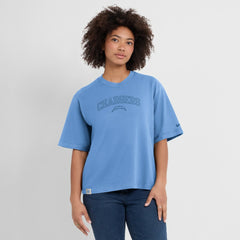 Nike Los Angeles Chargers Women's Glory Arch Boxy T-Shirt Powder Blue