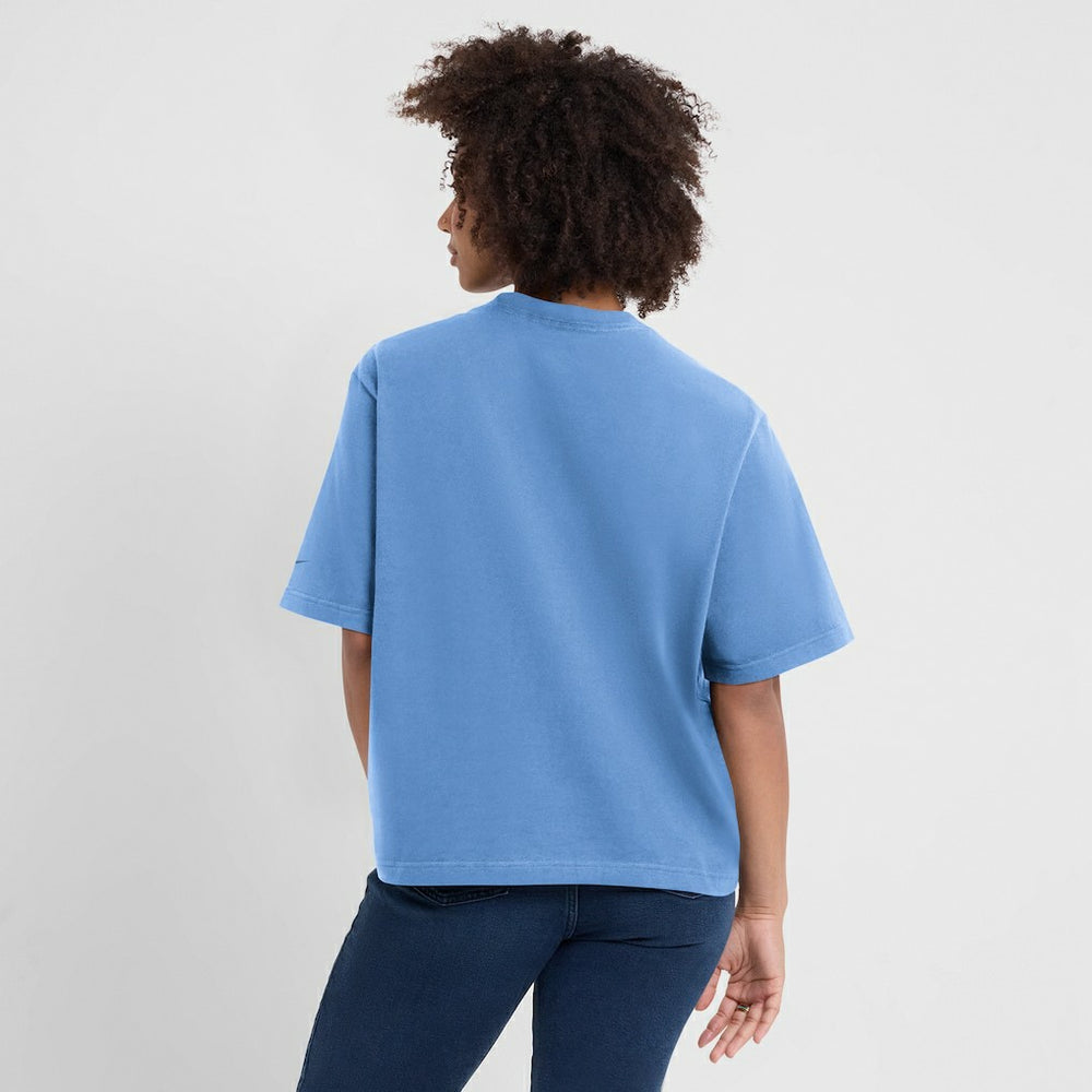 Nike Los Angeles Chargers Women's Glory Arch Boxy T-Shirt Powder Blue