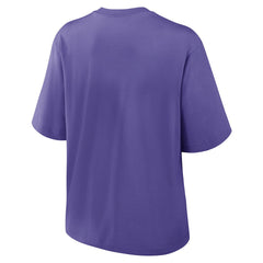 Nike Baltimore Ravens Women's Glory Arch Boxy T-Shirt Purple