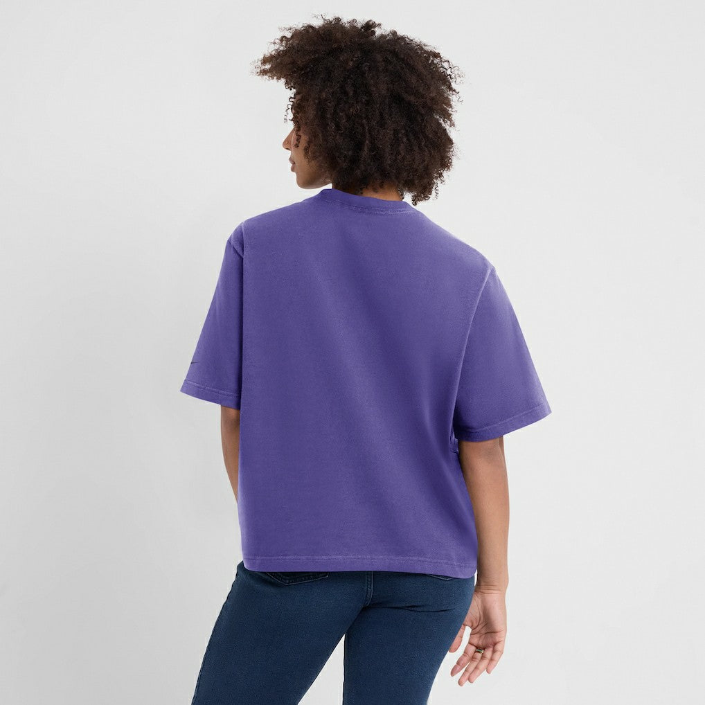 Nike Baltimore Ravens Women's Glory Arch Boxy T-Shirt Purple