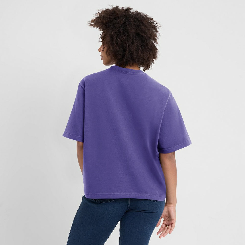 Nike Baltimore Ravens Women's Glory Arch Boxy T-Shirt Purple