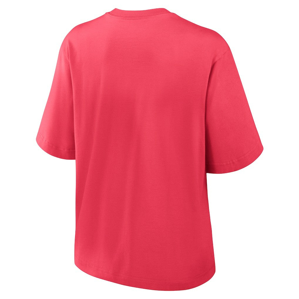 Nike San Francisco 49ers Women's Glory Arch Boxy T-Shirt Scarlet