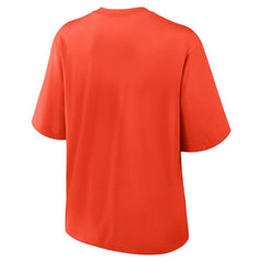 Nike Chicago Bears Women's Glory Arch Boxy T-Shirt Orange