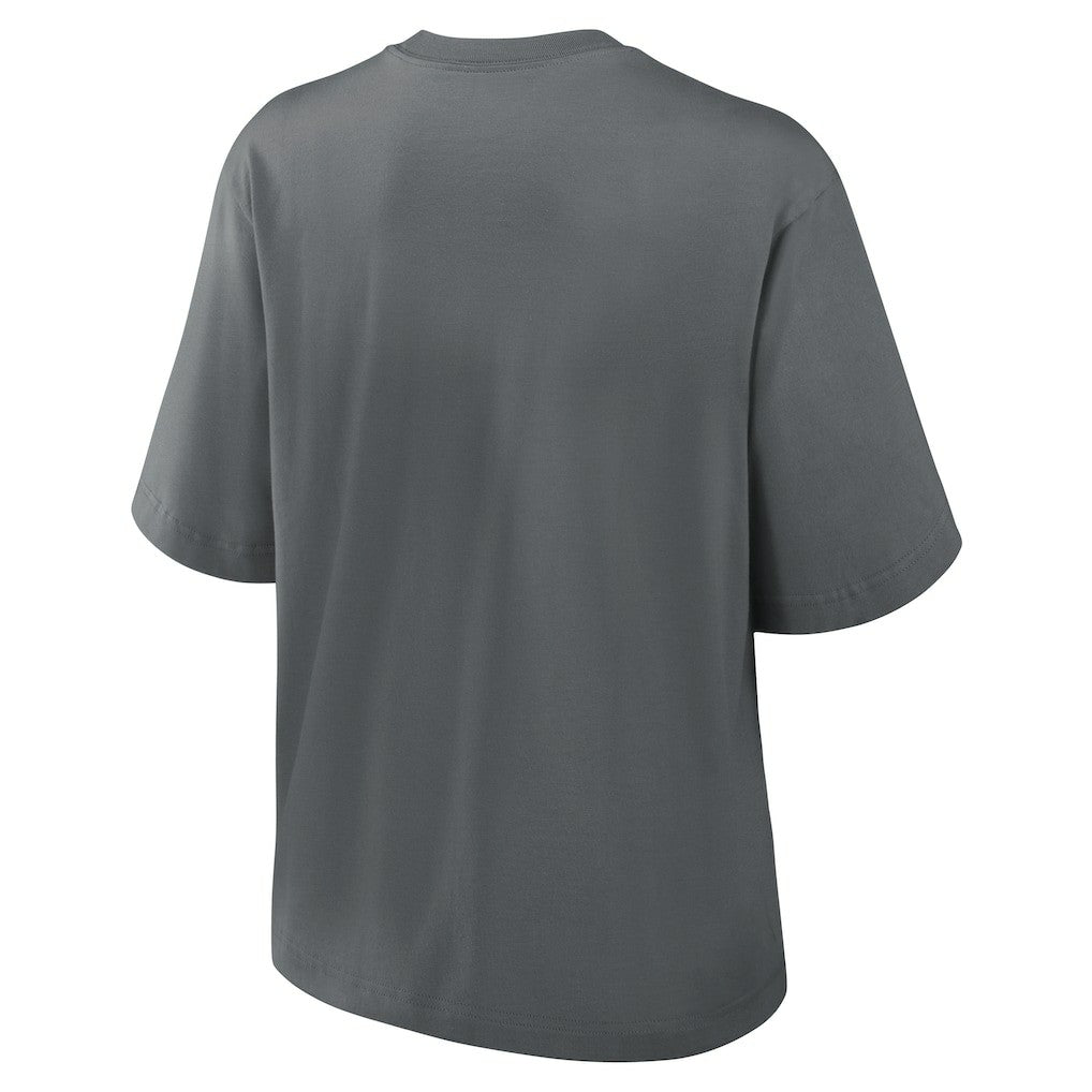 Nike Jacksonville Jaguars Women's Glory Arch Boxy T-Shirt Charcoal